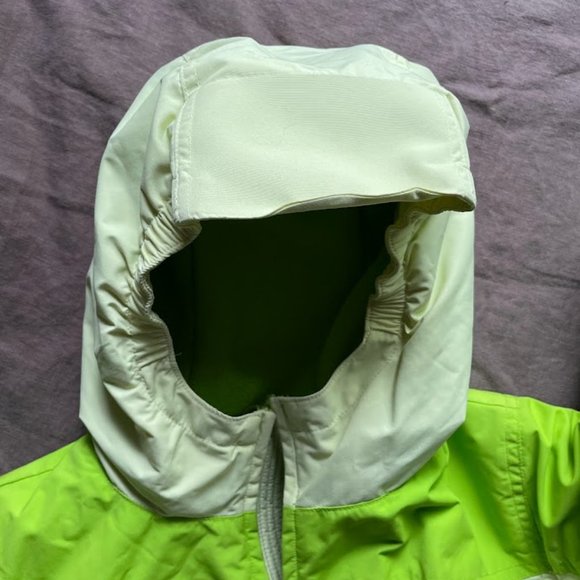 Lands End Green Hooded Puffer Winter Outdoor Jacket Girls Medium 10- 12 - Picture 11 of 12